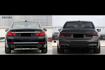 BMW řady 7 F01/F02 2008–2015 Restylingový kit pro G12 M760 (s výměnou víka kufru a zadních blatníků) fotografie 131