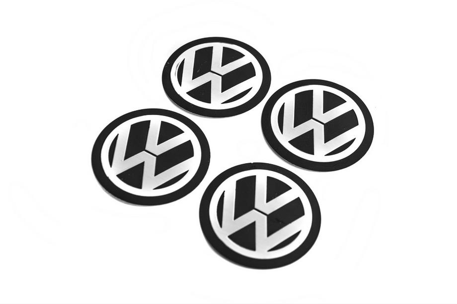 Volkswagen Samolepky na středové krytky 90 mm (4 ks) Image