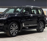Lexus LX 500d/600 2022– Černé dveřní lišty F-Sport, bílo-černé (4 ks, ABS) fotografie 4