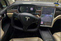 Tesla Model X 2015– Volant šturval (koženka a karbonové vložky) fotografie 6