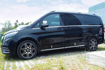 Mercedes Vito/V-class W447 2014– Nerezové lišty na prahy (4 ks) fotografie 1