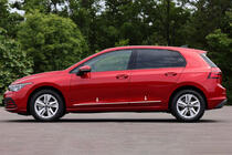 Volkswagen Golf 8 2019– Nerezové lišty na dveře (4 ks) fotografie 1