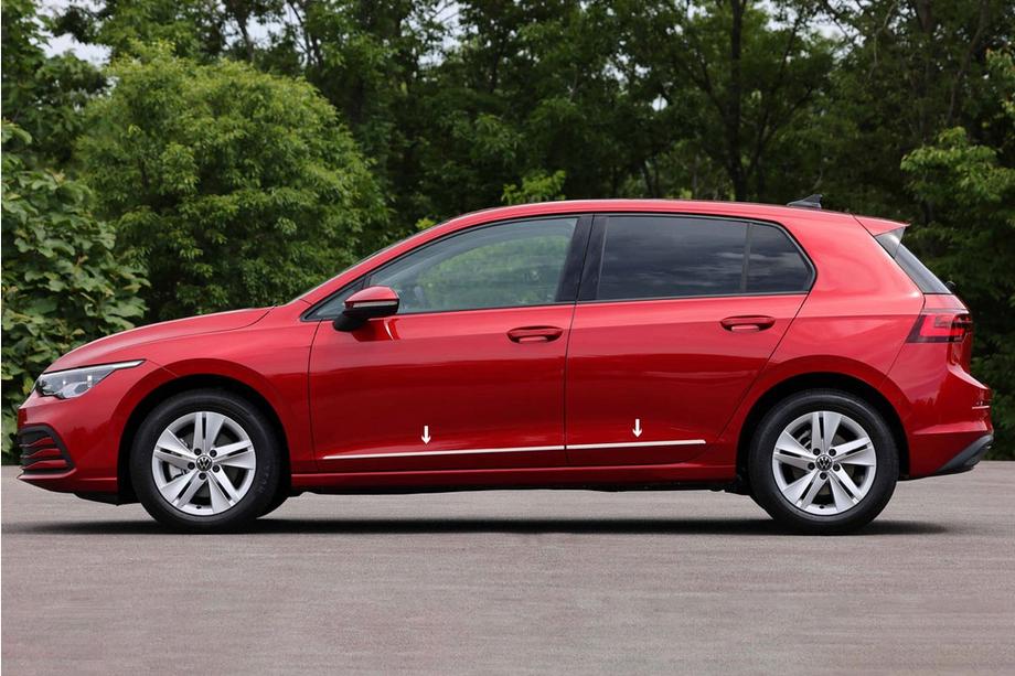 Volkswagen Golf 8 2019– Nerezové lišty na dveře (4 ks) Image