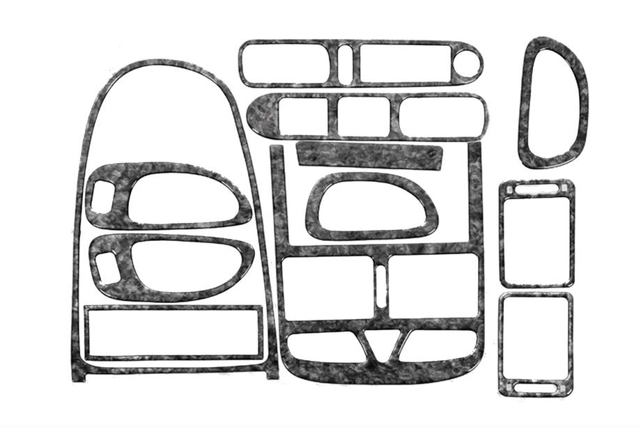 Peugeot 307 2001–2008 Interiérový tuning (Meric) Dřevo Image
