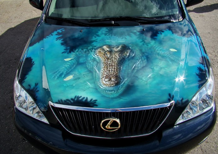 Umění na kolech: inspirativní trendy airbrushingu pro auto
