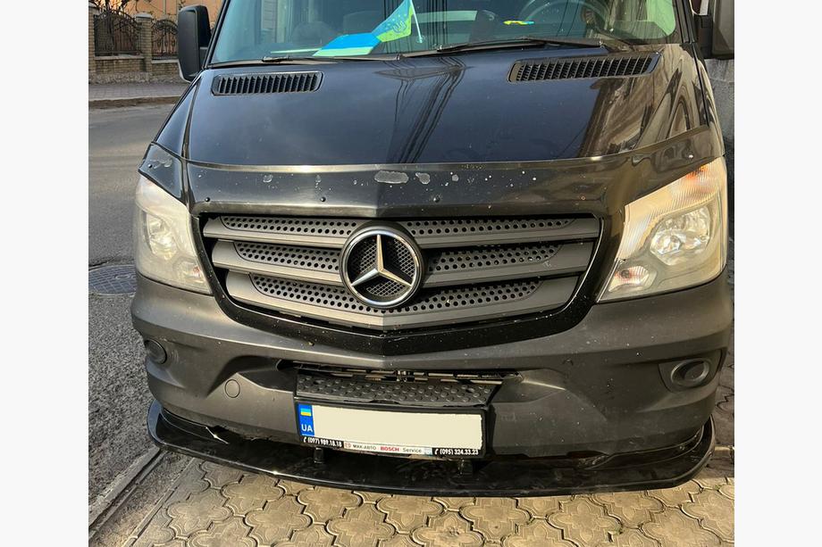 Mercedes Sprinter W906 2006–2018 Přední lip spoiler 2013-2018 (ABS) Fotografie 6