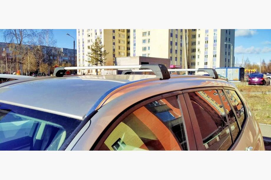 BMW X3 F25 2011–2018 Příčníky na integrované střešní ližiny, uzamykatelné Skybar V2 (2 ks) do 120 cm, šedé Image