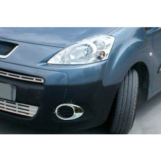 Chromové rámečky mlhovek 2008-2014 (2 ks, plast) Peugeot Partner Tepee 2008–2018 fotografie 3
