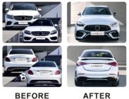 Mercedes C-Class W205 2014–2021 Restylingový body kit pro W206 AMG fotografie 2