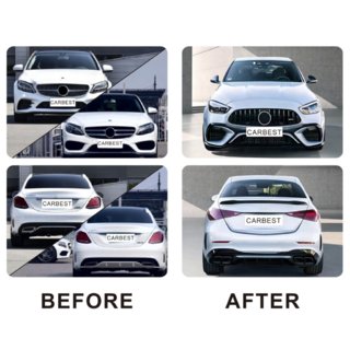 Restylingový body kit pro W206 AMG Mercedes C-Class W205 2014–2021 fotografie 2