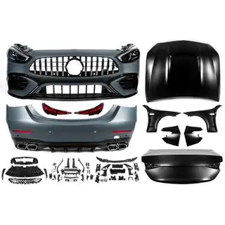 Restylingový body kit pro W206 AMG Mercedes C-Class W205 2014–2021 fotografie 1