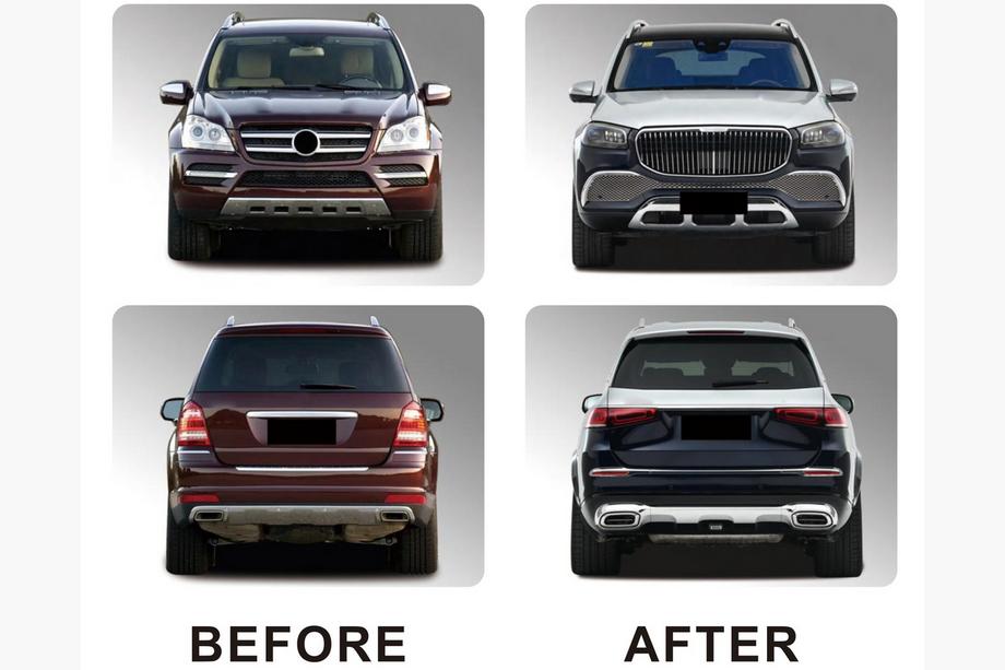 Mercedes GL třída X164 2006–2012 Facelift sada pro GLS X167 Maybach Fotografie 1