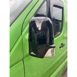Kryty na zrcátka BlackEdition (2 ks, plast) Volkswagen Crafter 2006–2016 fotografie 1