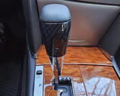 Toyota Land Cruiser 200 2007–2021 Hlavice řadicí páky (černá kůže + karbon) fotografie 2