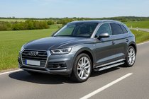 Audi Q5 2017–2025 Boční prahy Shining V1 (2 ks, hliník) fotografie 1