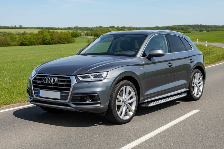 Audi Q5 2017–2025 Boční prahy Shining V1 (2 ks, hliník) Image
