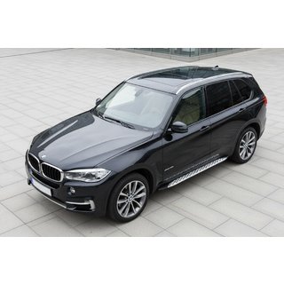 Boční prahy Shining V1 (2 ks, hliník) BMW X5 F15 2013–2018 fotografie 1
