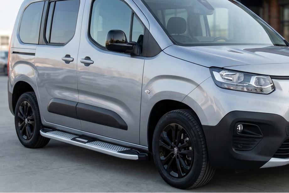 Fiat Doblo III 2023– Boční nášlapy Mevsim Grey (2 ks, hliník) Image