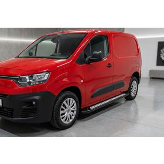 Boční nášlapy New Vision Black (2 ks, hliník) Fiat Doblo III 2023– fotografie 1