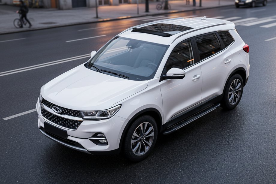 Chery Tiggo 7 2020– Boční prahy Bosphorus Grey (2 ks, hliník) Image