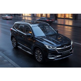 Boční nášlapy Tayga V2 (2 ks, hliník) Chery Tiggo 7 2020– fotografie 1