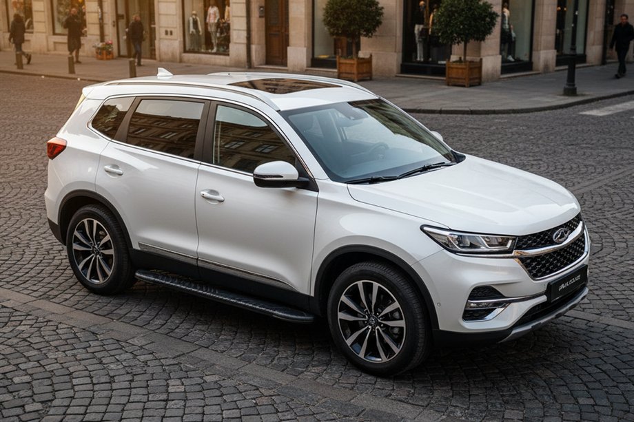 Chery Tiggo 7 2020– Boční prahy Bosphorus Black (2 ks, hliník) Image