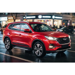 Boční nášlapy Line (2 ks, hliník) Chery Tiggo 7 2020– fotografie 1