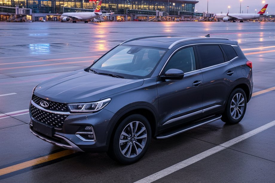 Chery Tiggo 7 2020– Boční prahy Tayga Grey (2 ks, hliník) Image