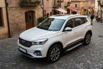 Chery Tiggo 8 2017– Boční nášlapy Allmond Grey (2 ks, hliník) fotografie 1