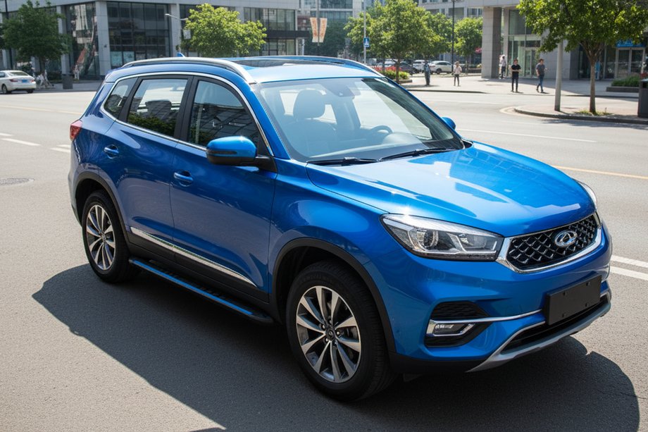 Chery Tiggo 8 2017– Boční nášlapy Maya Blue (2 ks, hliník) Image