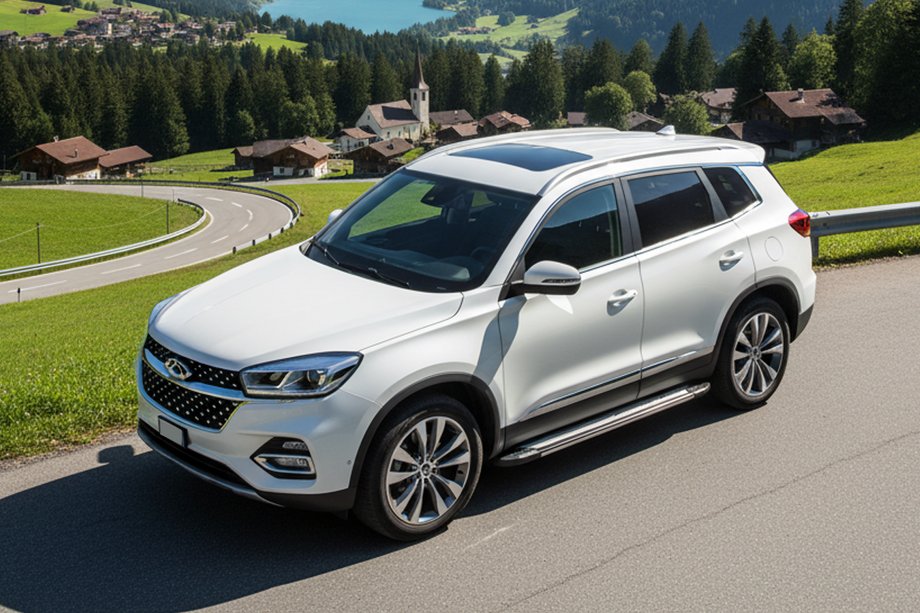Chery Tiggo 8 2017– Boční nášlapy Rainbow (2 ks, hliník) Image