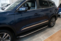 Chery Tiggo 8 2017– Boční nášlapy Blackline (2 ks, hliník) fotografie 1
