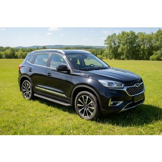 Boční nášlapy Tayga Black (2 ks, hliník) Chery Tiggo 8 2017– fotografie 1