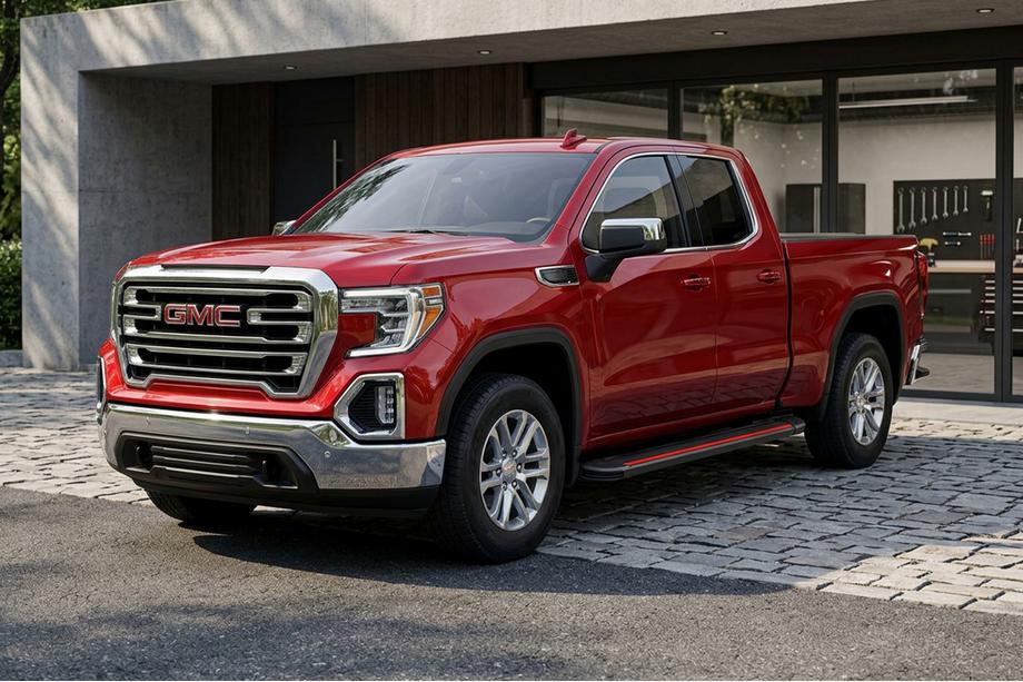 GMS Sierra 2019– Boční nášlapy Maya Red (2 ks, hliník) Image