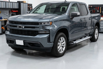 Chevrolet Silverado 2019– Boční nášlapy Allmond Grey (2 ks, hliník) fotografie 1