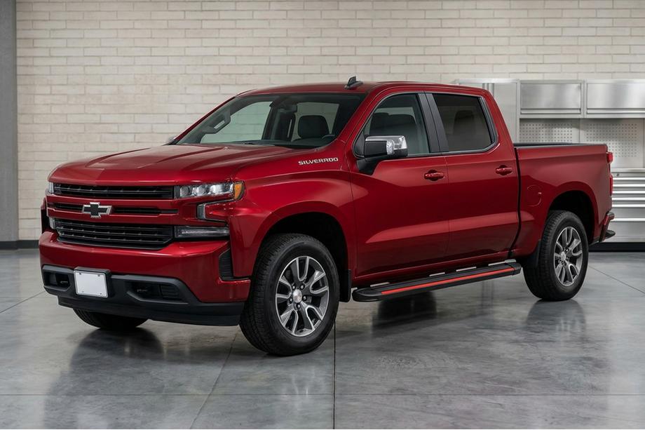 Chevrolet Silverado 2019– Boční nášlapy Maya Red (2 ks, hliník) Image