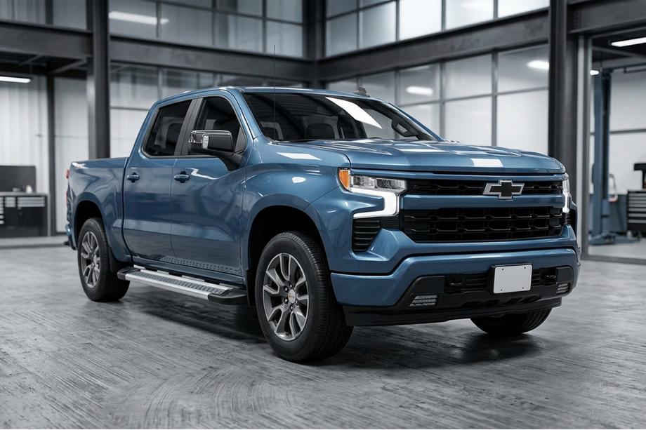 Chevrolet Silverado 2019– Boční prahy New Vision Grey (2 ks., hliník) Image