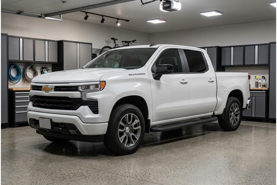 Chevrolet Silverado 2019– Boční nášlapy Tayga Black (2 ks, hliník) Image