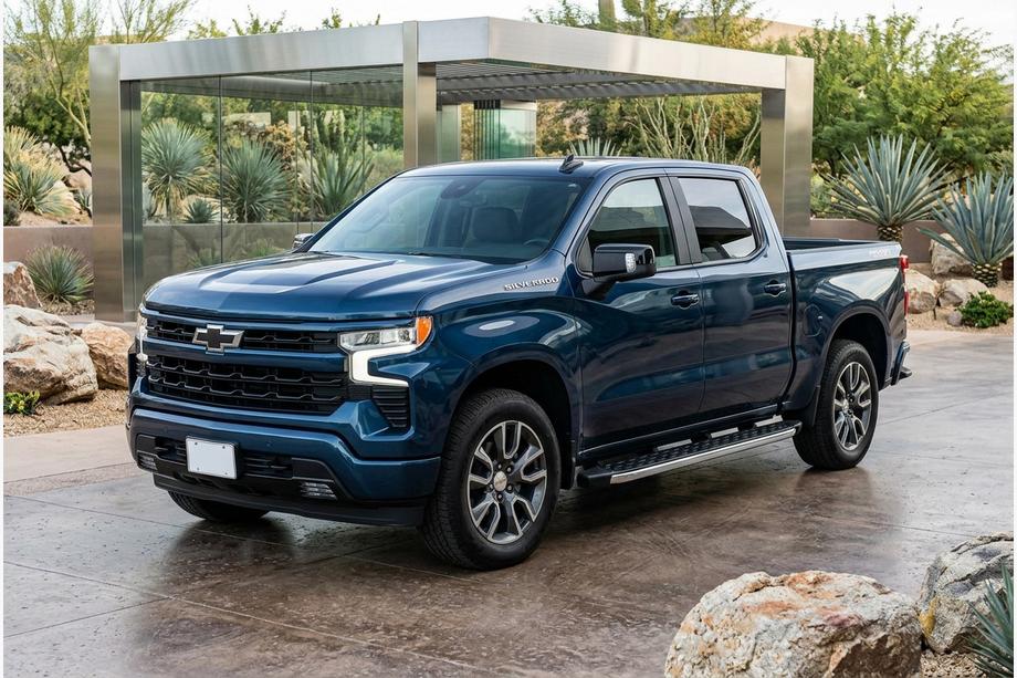 Chevrolet Silverado 2019– Boční nášlapy Blackline (2 ks, hliník) Image