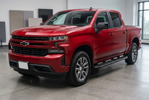 Chevrolet Silverado 2019– Boční prahy Bosphorus Black (2 ks, hliník) fotografie 1