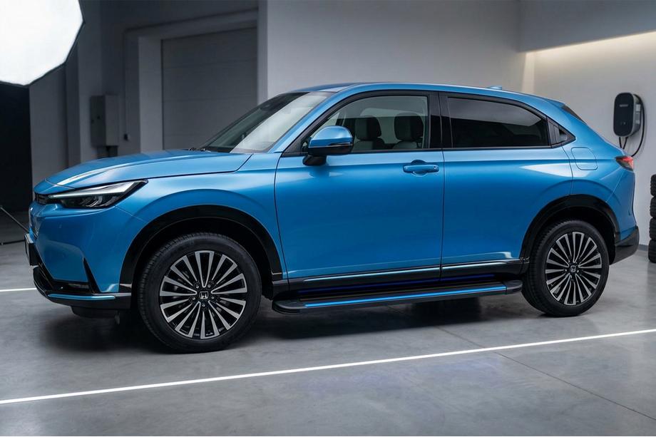 Honda eNP1 2022– Boční nášlapy Maya Blue (2 ks, hliník) Image