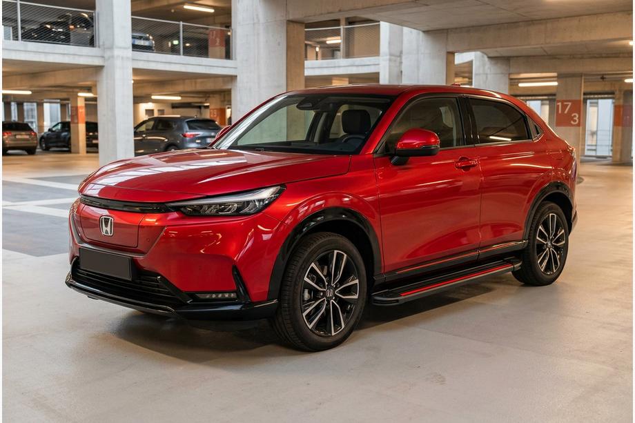 Honda eNP1 2022– Boční prahy Maya Red (2 ks, hliník) Image
