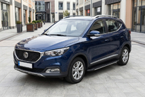 MG ZS 2017–2024 Boční nášlapy Bosphore Grey (2 ks, hliník) fotografie 1