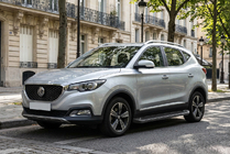 MG ZS 2017–2024 Boční prahy Allmond Black (2 ks, hliník) fotografie 1