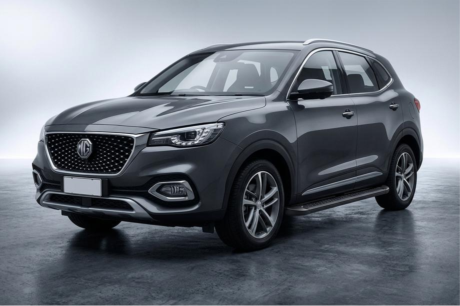 MG HS 2018– Boční prahy Allmond Black (2 ks, hliník) Image