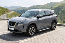 Nissan X-trail T33/Rogue 2022– Boční nášlapy Line (2 ks, hliník) fotografie 1