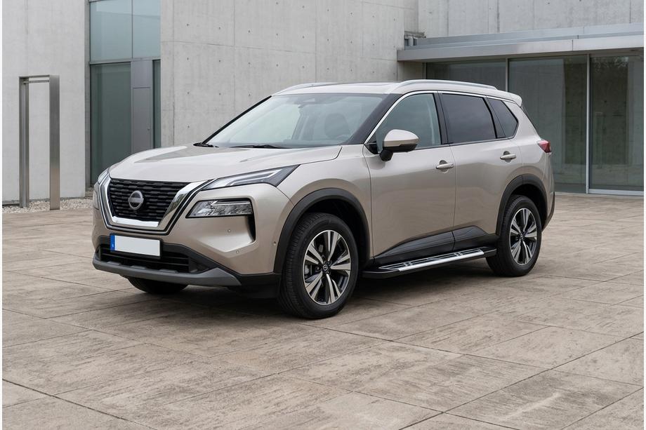 Nissan X-trail T33/Rogue 2022– Boční nášlapy Sunrise (2 ks, hliník) Fotografie 1