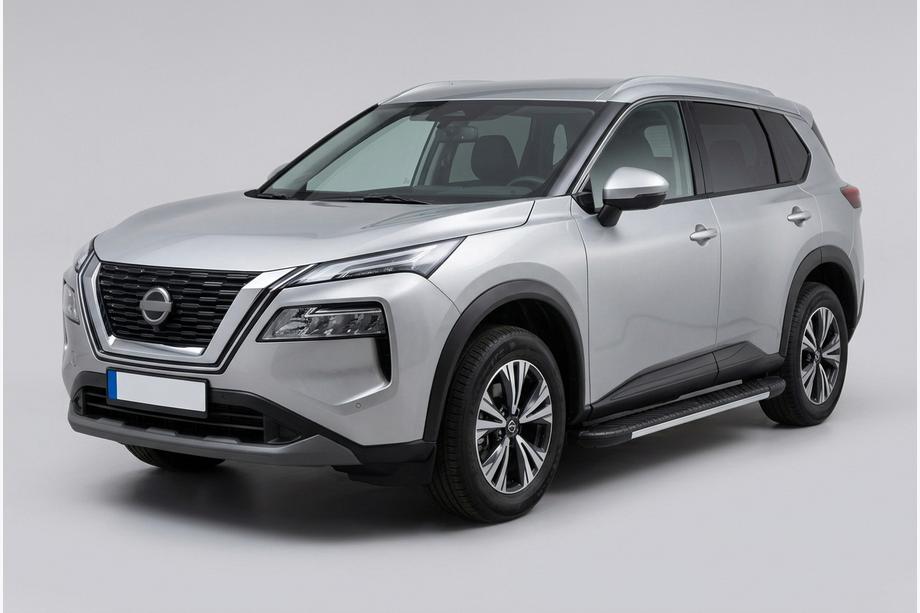 Nissan X-trail T33/Rogue 2022– Boční nášlapy Bosphore Grey (2 ks, hliník) Image