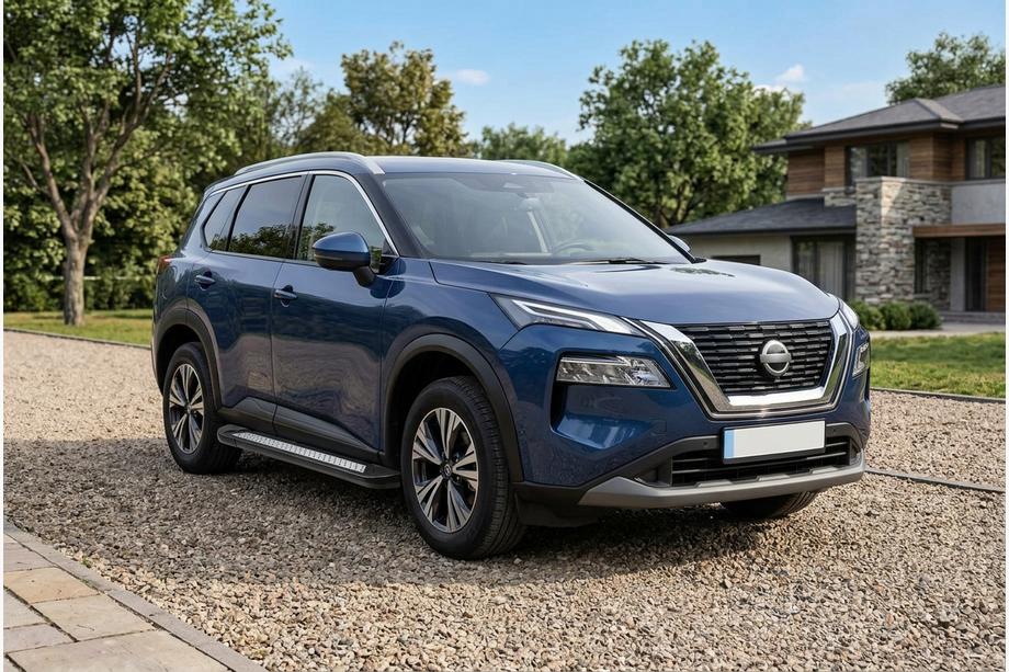 Nissan X-trail T33/Rogue 2022– Boční nášlapy Vision New Black (2 ks, hliník) Fotografie 1