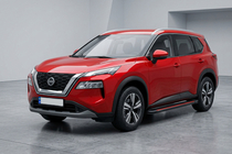 Nissan X-trail T33/Rogue 2022– Boční prahy Maya Red (2 ks, hliník) fotografie 1